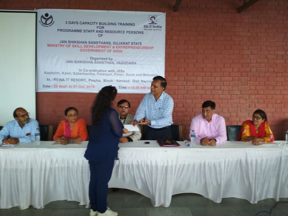 Certificate Distribution at Training Program