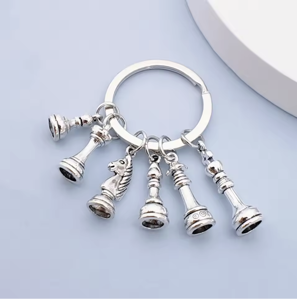 Chess Pendant Keychain