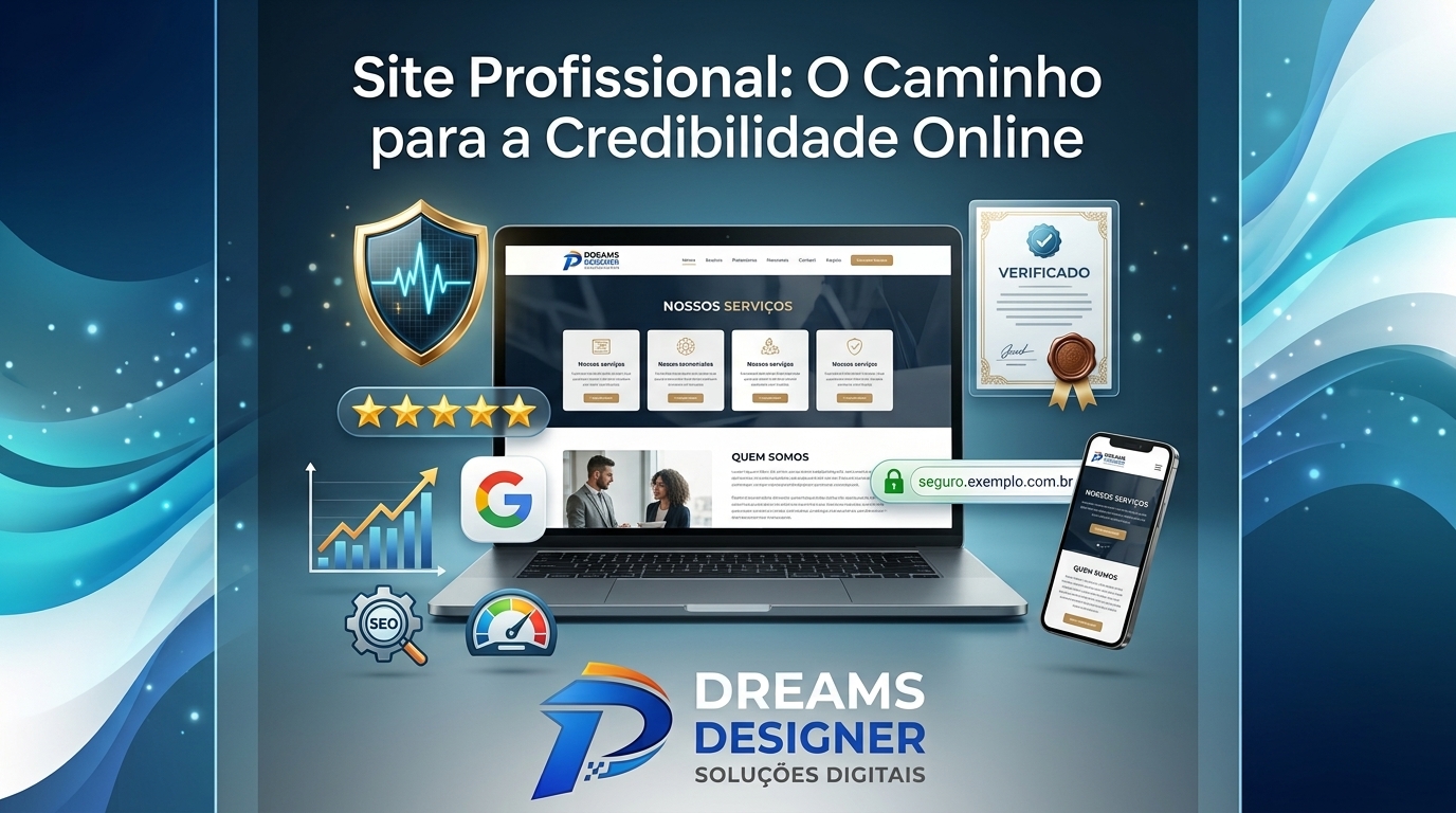 Como um site profissional aumenta a credibilidade da empresa