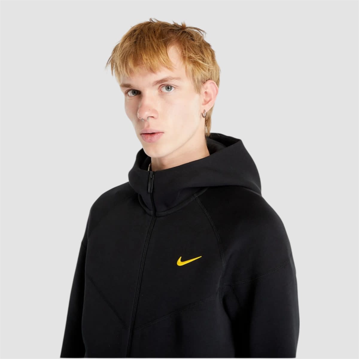 NIKE X NOCTA TECH FLEECE FULL ZIP HOODIE BLACK thumbnail 4