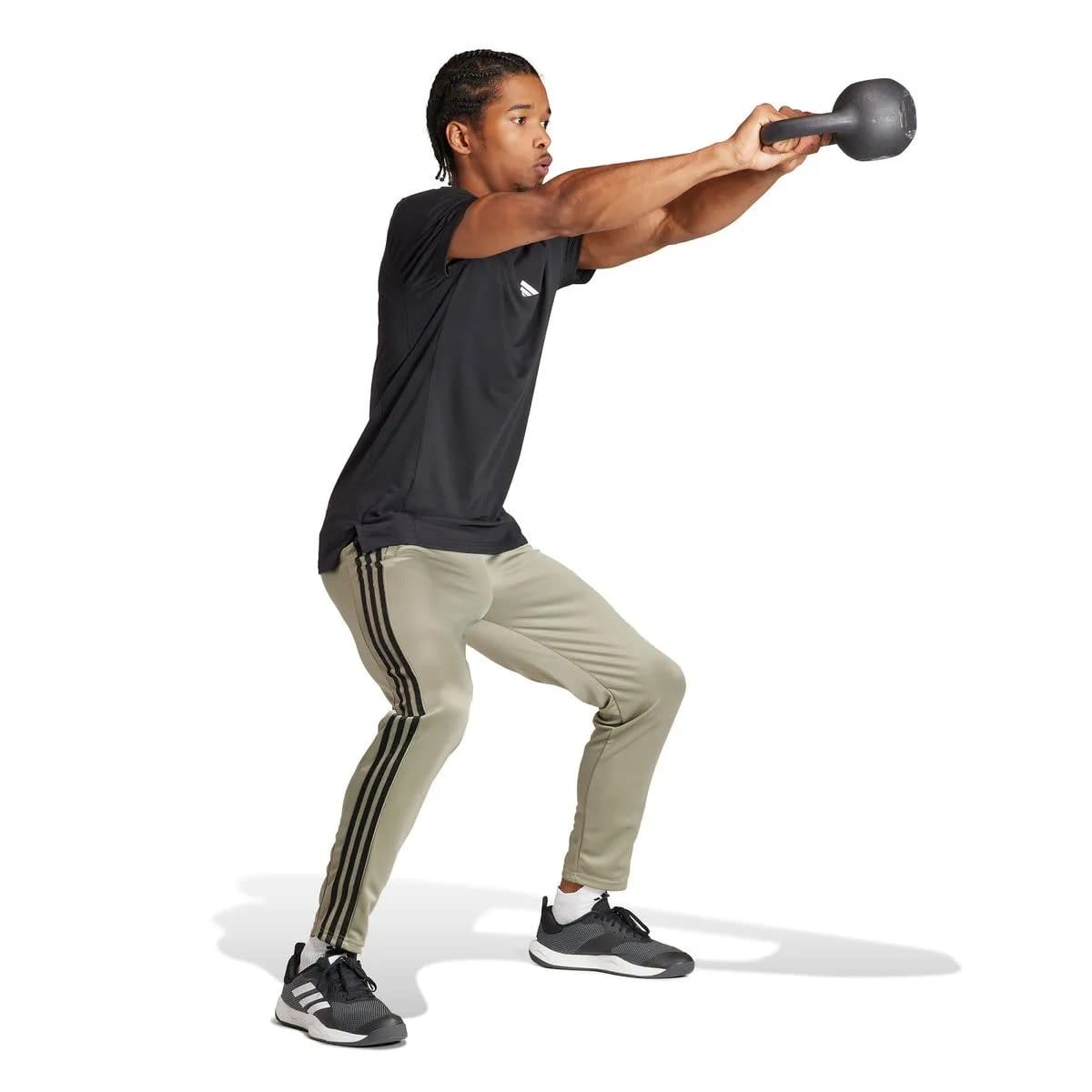 Pantalon Adidas Train Essentials 3-Stripes thumbnail 4