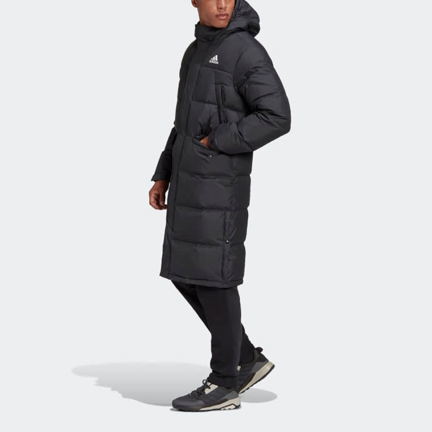 Parka Longue en Duvet à 3 Bandes adidas thumbnail 4
