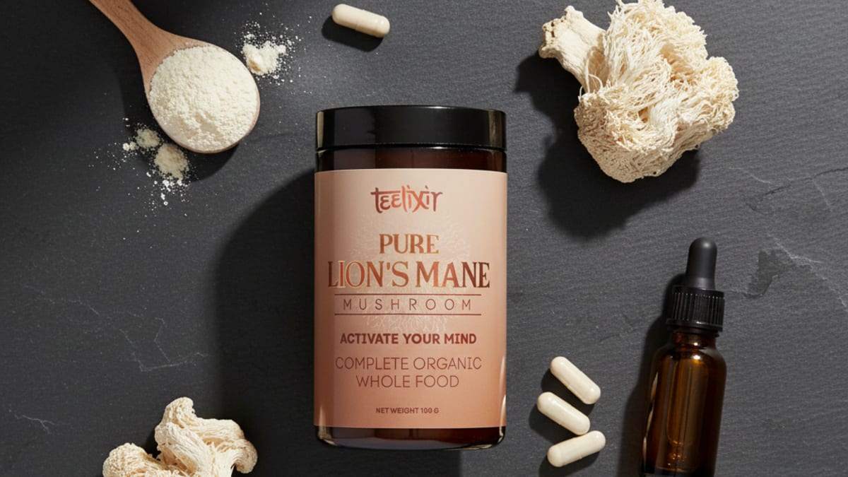 Different Lion's Mane supplement formats — powder, capsules, extract comparison guide