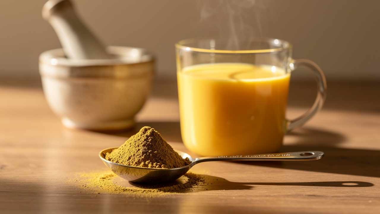 Ashwagandha dosage guide — measuring the right amount of root powder extract