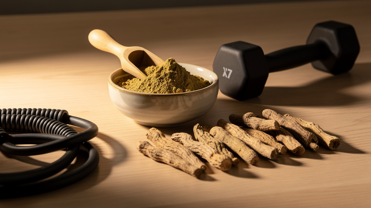 Ashwagandha for muscle strength and recovery — evidence review for athletes