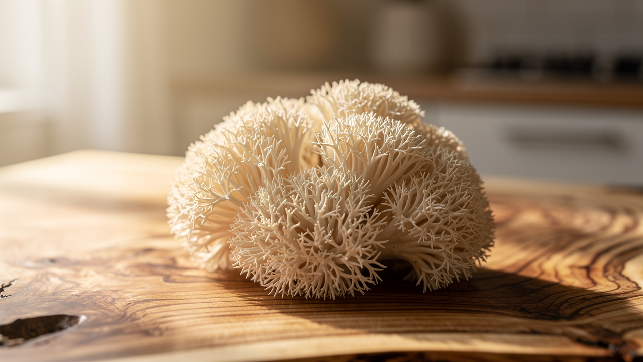 Lion’s mane mushroom Hericium erinaceus — research suggests benefits for mood and depression support