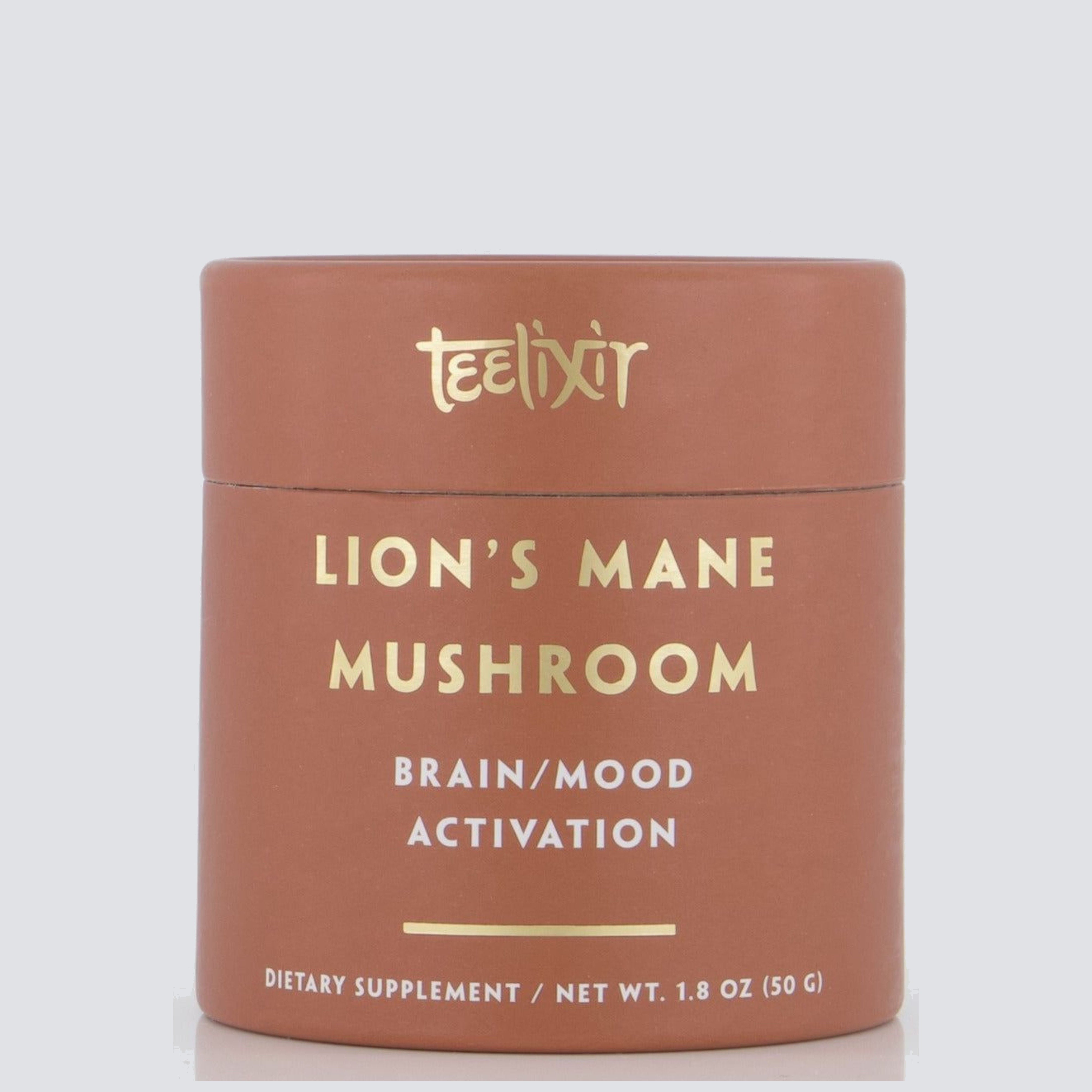 Teelixir Organic Lion's Mane Mushroom Powder for cognitive support