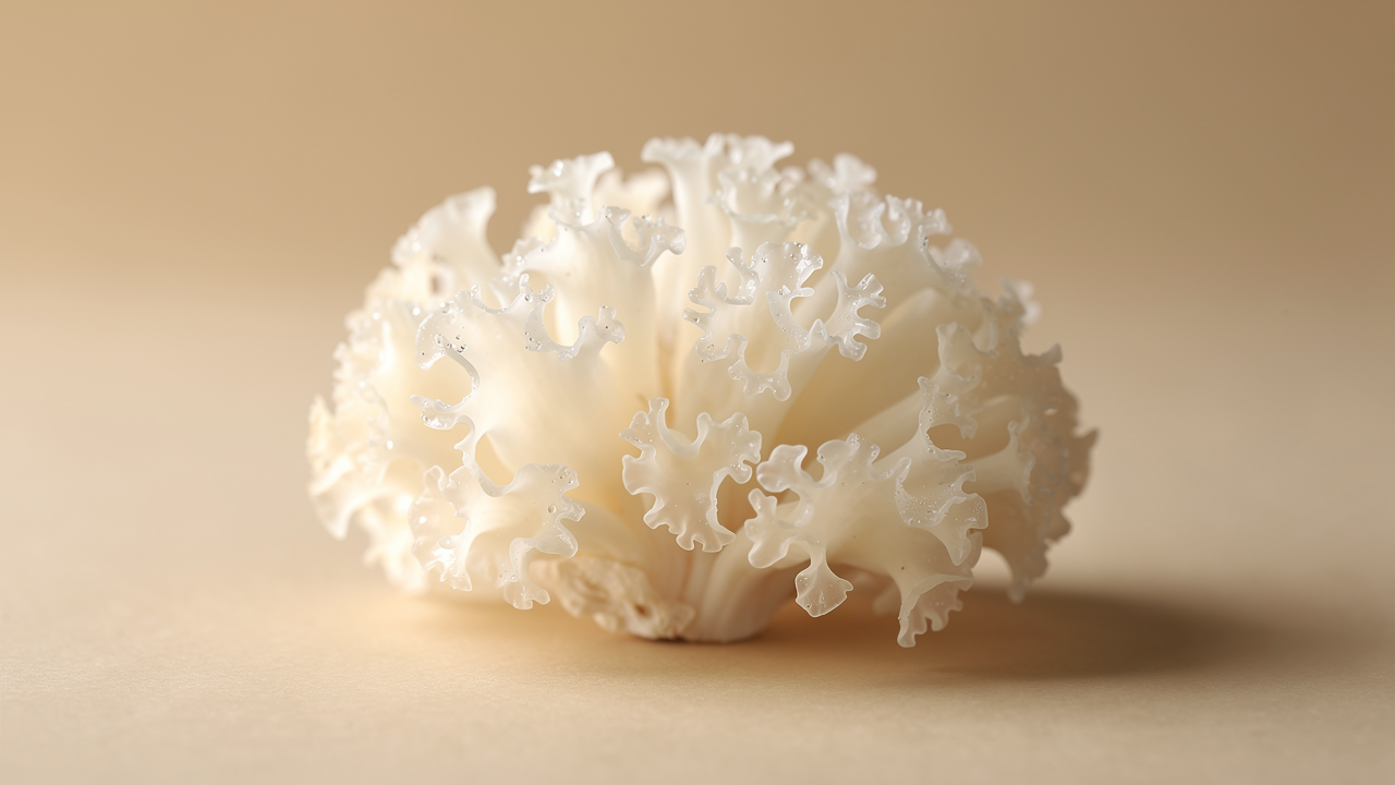 Tremella snow mushroom white fungus in natural light - evidence-based supplement review