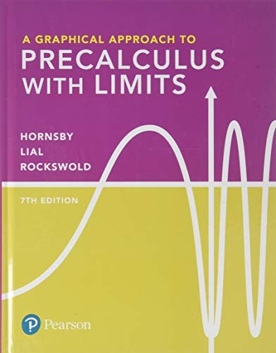A Graphical Approach to Precalculus with Limits — John Hornsby et al. (2018)