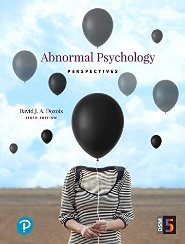 Abnormal Psychology: Perspectives — David J. A. Dozois (2018)