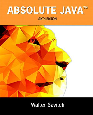 Absolute Java — Walter Savitch et al. (2015)