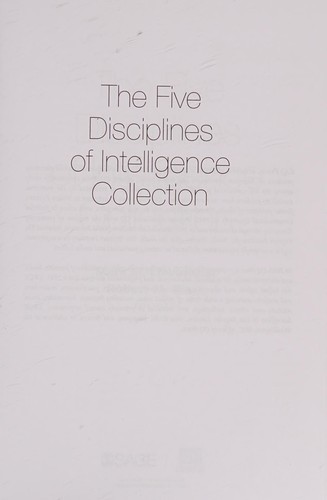 The Five Disciplines of Intelligence Collection — Mark M. Lowenthal et al. (2015)