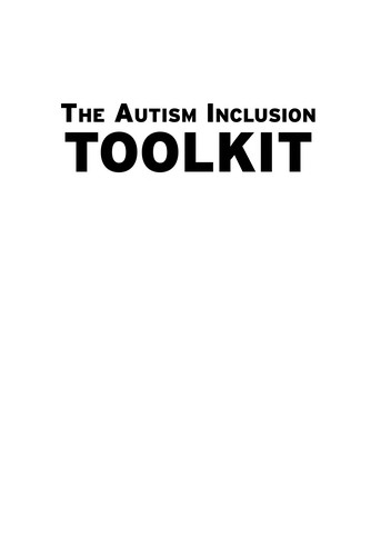 The Autism Inclusion Toolkit: Training Materials and Facilitator Notes — Maggie Bowen et al. (2008)