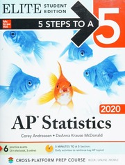 5 Steps to a 5: AP Statistics 2020 Elite Student Edition — Corey Andreasen et al. (2019)
