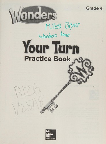 Wonders, Your Turn Practice Book, Grade 4 — Donald Bear et al. (2015)
