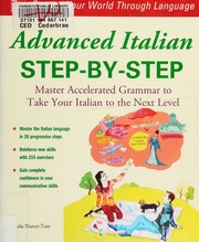 Advanced Italian Step-by-Step — Paola Nanni-Tate (2016)