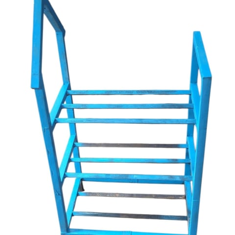 Three-Tier Steel Shoe and Storage Rack