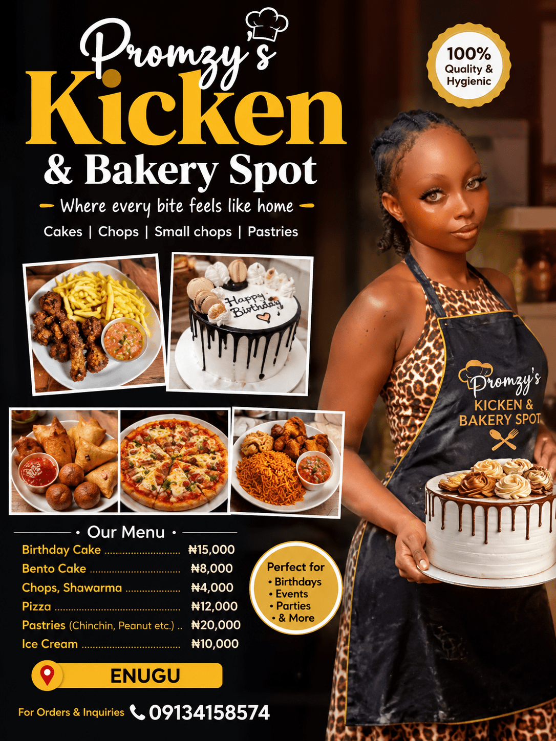Promzy kitchen and bakery spot