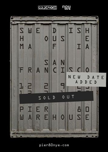 Swedish House Mafia στο Σαν Φρανσίσκο την Παραμονή Πρωτοχρονιάς και στις 29
