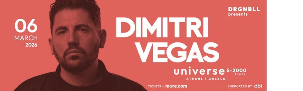 O Dimitri Vegas στην Αθήνα