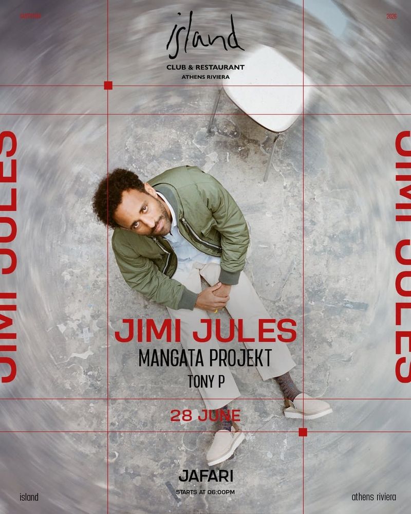 Jimi Jules στην Αθήνα