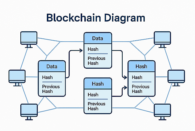 A Blockchain Diagram
