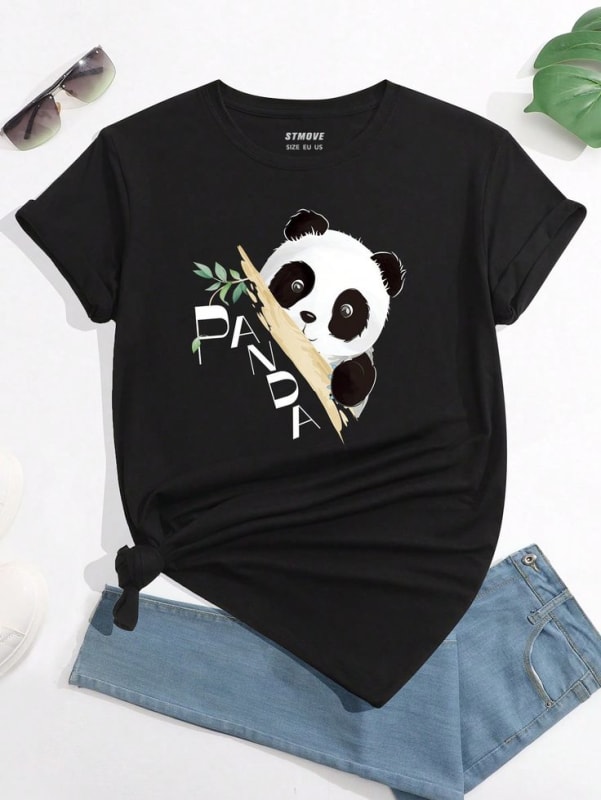 Panda Peek Tee