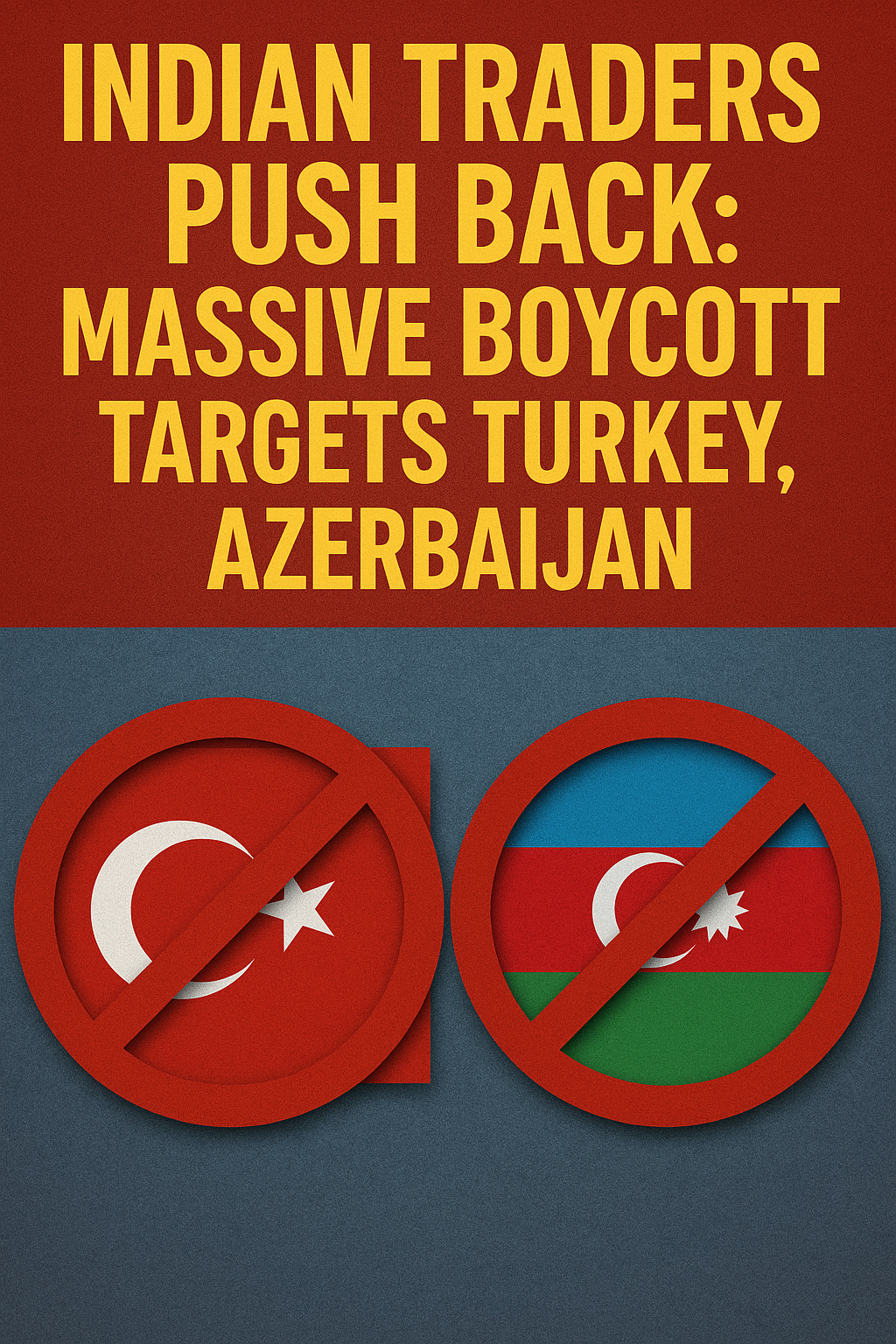 Indian Traders Push Back: Massive Boycott Targets Turkey, Azerbaijan