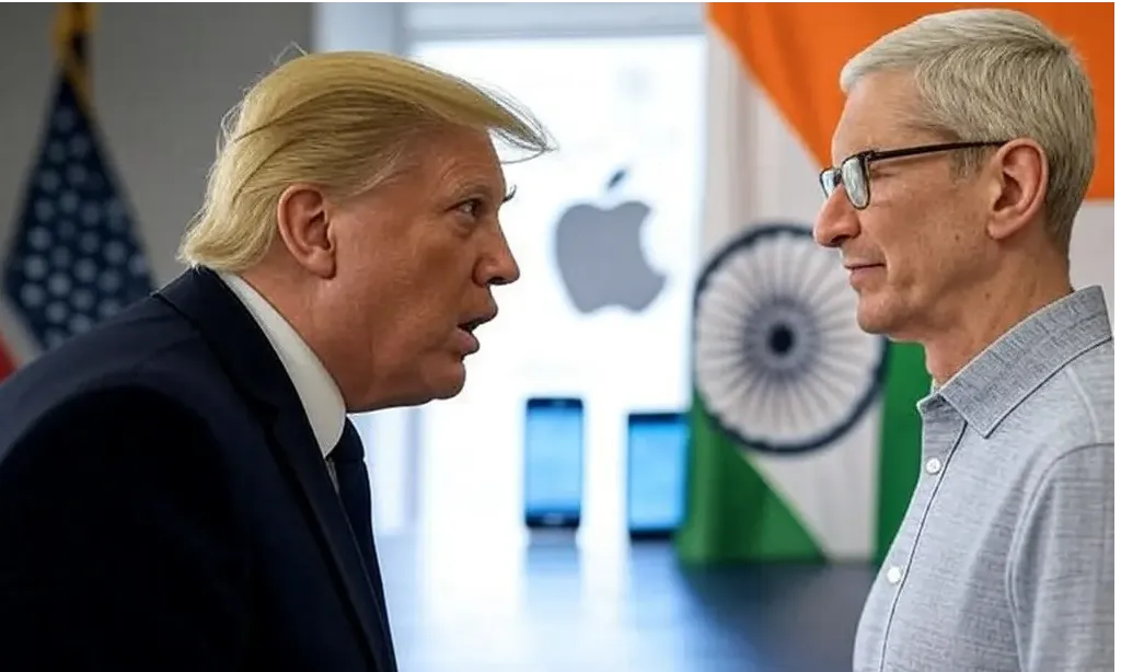 Apple Faces Tariff Threat as Trump Targets India-Based iPhone Production.