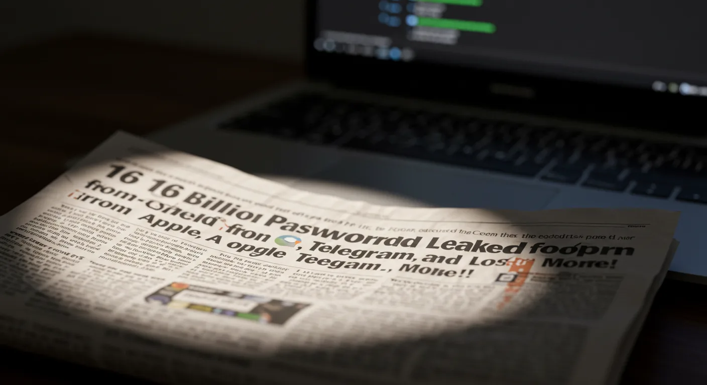 Record‑Shattering Breach: 16 Billion Passwords Leaked from Apple, Google, Telegram & More