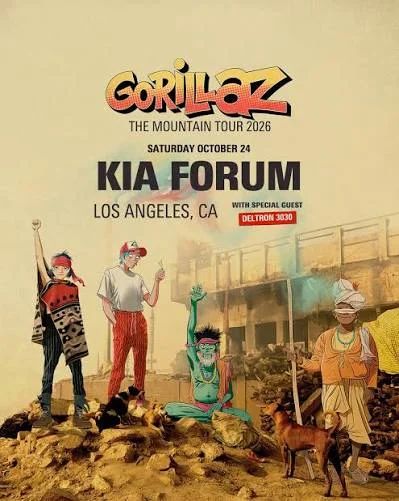 Gorillaz Mountain Tour - Los Angeles