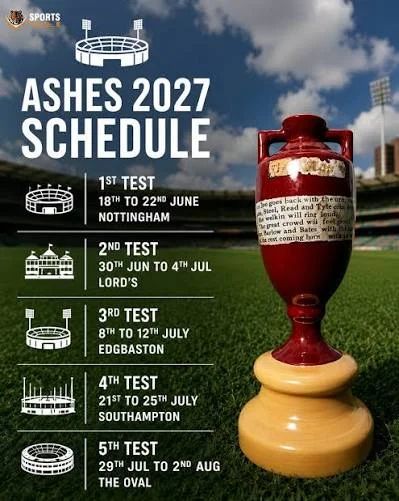 The Ashes 2027 - 3e Test à Edgbaston 2026