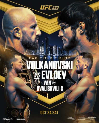 UFC 333 – Volkanovski vs. Evloev 2026