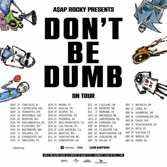 A$AP Rocky en concert à Stockholm