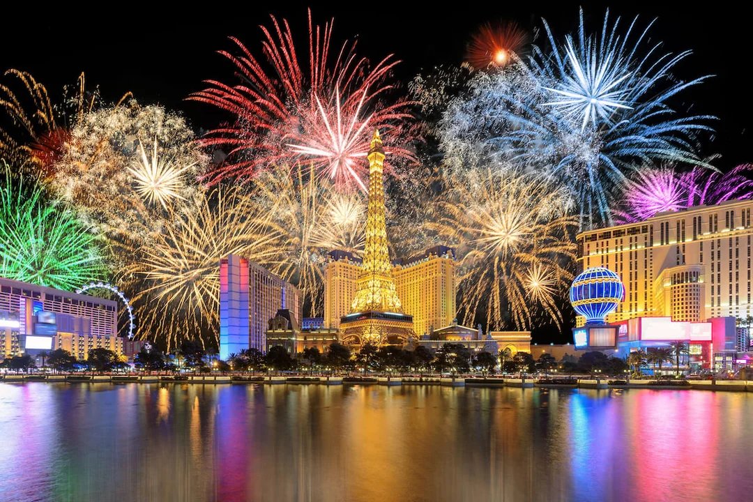 America's Party — Réveillon du Nouvel An sur le Strip de Las Vegas 2026