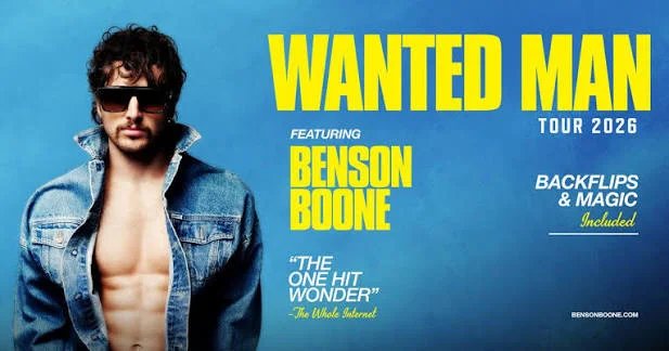 Benson Boone en concert à Sydney