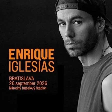 Enrique Iglesias en concert à Bratislava (2026)