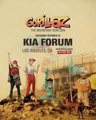 Gorillaz Mountain Tour - Los Angeles