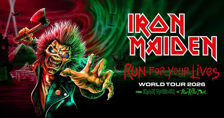 Iron Maiden en concert à Elmont