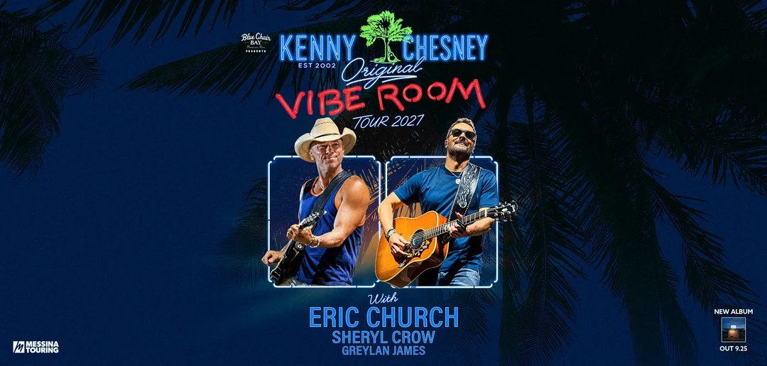 Kenny Chesney - Original Vibe Room Tour 2027 (Minneapolis)