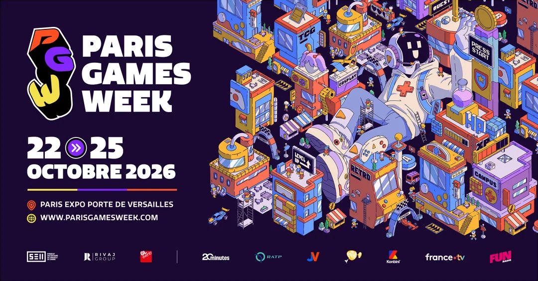 Paris Games Week 2026 — Playground Edition, 15e Édition