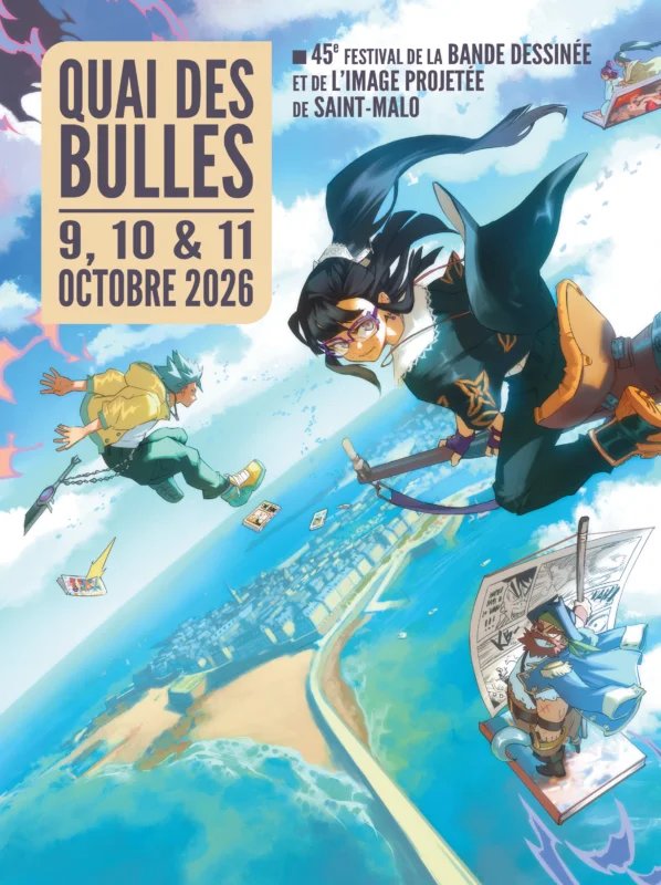 Quai des Bulles 2026 – 45e Festival de BD de Saint-Malo