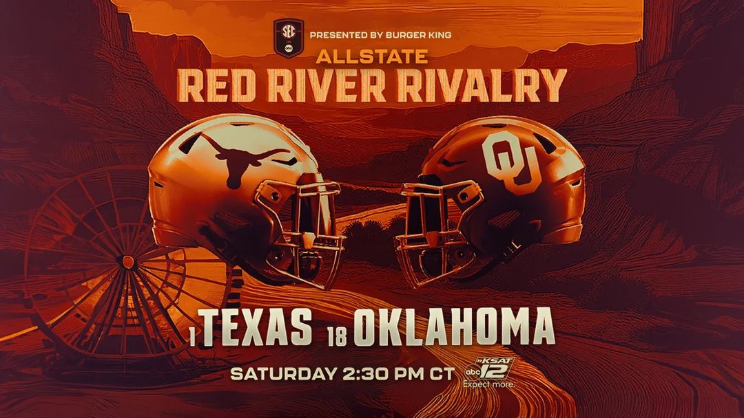 Red River Rivalry 2026 — Texas Longhorns vs Oklahoma Sooners