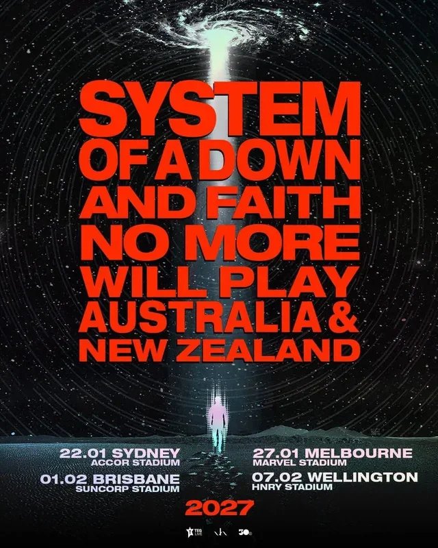 System of a Down en concert à Wellington