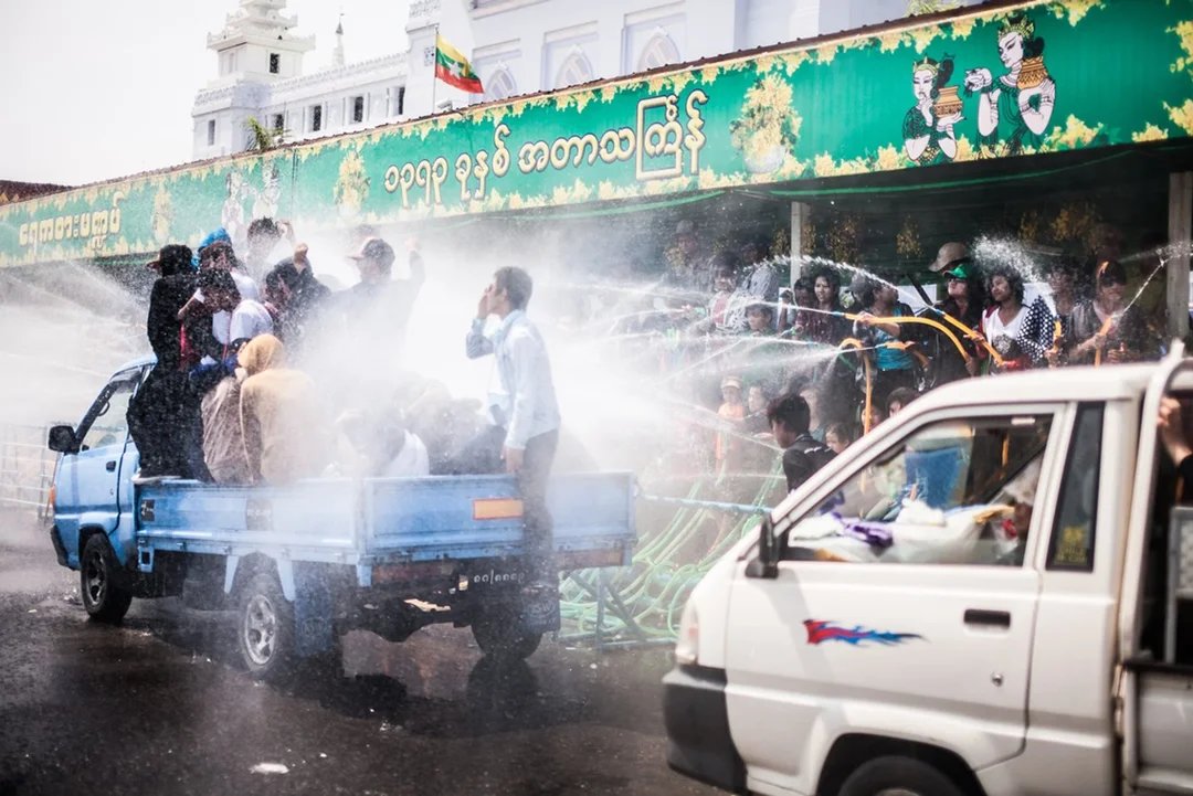 Thingyan 2027 - Fête de l'Eau du Nouvel An Birman à Yangon