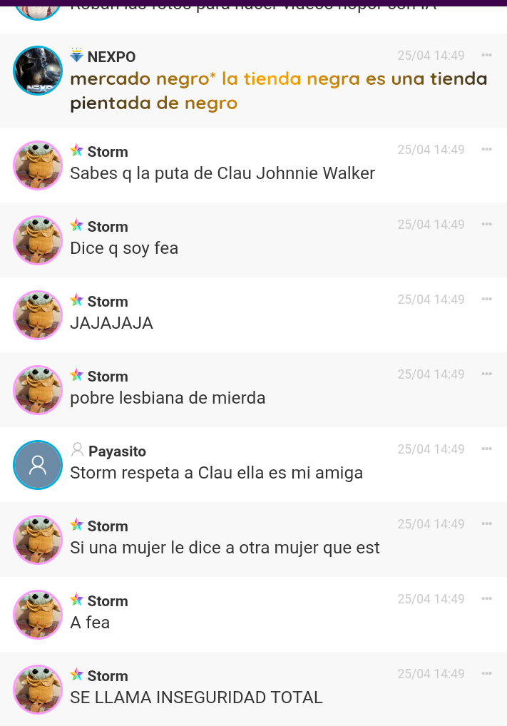 Stormi habla de clau