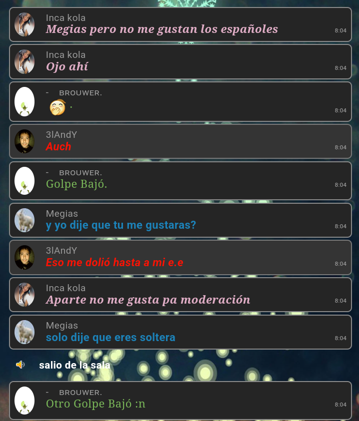 Inca kola cerrandole las puertas a megias