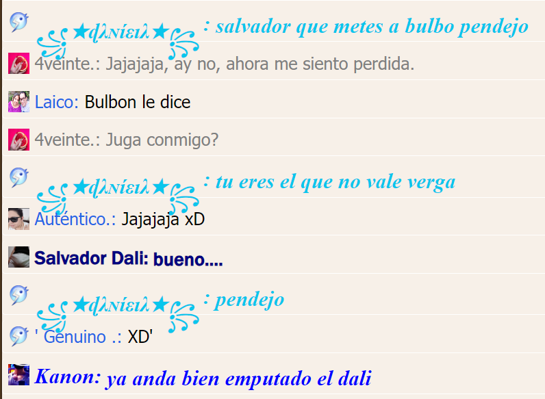 Daniela humillando a dali