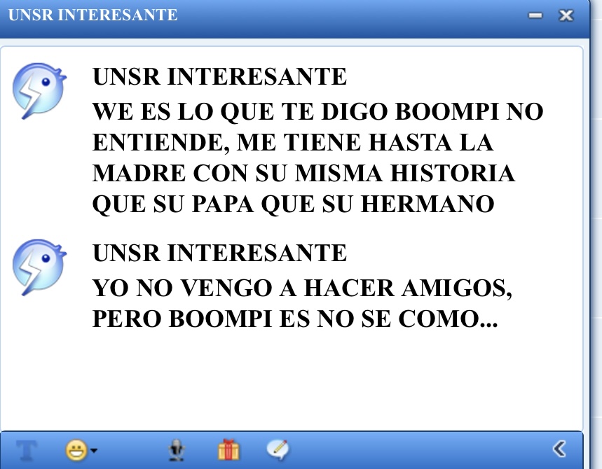 Dali hablando de boompi