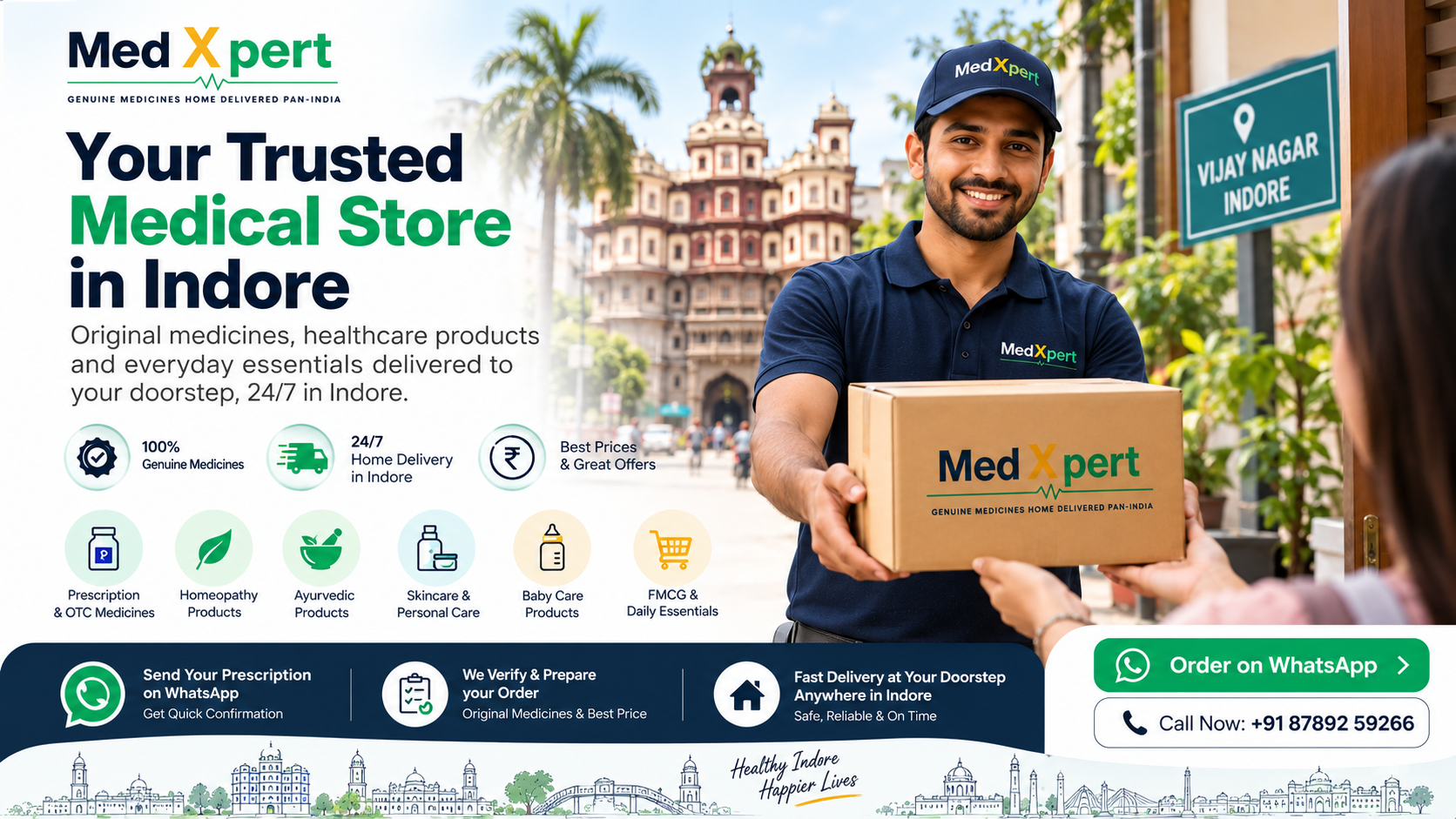 Medical Store Near Me in Indore – 24/7 Medicine Delivery & Pharmacy Services